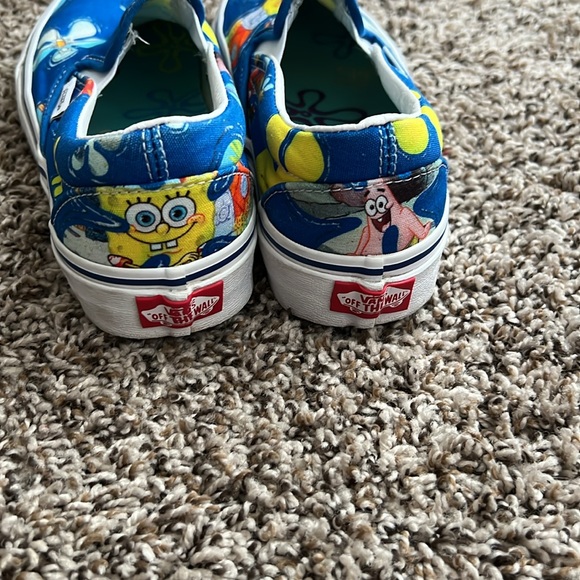 Vans Spongebob Slip-On Shoes W7 - Picture 4 of 8